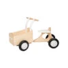 Houten Bakfiets Retro Wit Loopfiets VanDijkToys -Berg Winkel 0011693 retro witte houten bakfiets vierwieler kinderloopfiets van dijk toys
