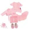 Gotz 7-delige Balletkledingset XL Pop -Berg Winkel 3401076 poppenballetset