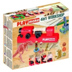 PLAYmake 4 In 1 Houtbewerkingsmachine Houtdraaibank