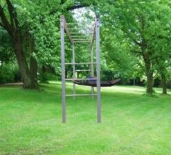 Apenbrug Metaal Gegalvaniseerd Basis Uitvoering -Berg Winkel Apenbrug gegalvaniseerd metaal schommel klimtoestel speeltoestel 1