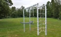 Apenbrug Metaal Gegalvaniseerd Basis Uitvoering -Berg Winkel Apenbrug gegalvaniseerd metaal schommel klimtoestel speeltoestel 7