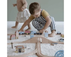 Little Dutch LD4487 Railway Treinbaan XXL -Berg Winkel LD4487 little dutch railway treinbaan xxl 3