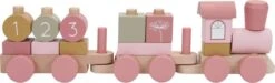 Little Dutch LD8035 Houten Blokkentrein Flowers FSC -Berg Winkel LD8035 little dutch blokkentrein flowers 5