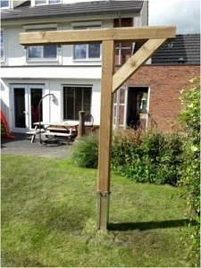 Schommelpaal Douglas T-Schommel Geïmpregneerd