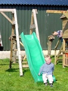 Aanbouw Glijbaan Compact – Platformhoogte 125 Cm.