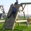 Aanbouw Klimmuur/ Klimnet Vario -Berg Winkel aanbouwelement met glijbaan vario 1 1