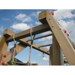 Apenbrugschommel 243 Cm. Met Klimmuur/klimnet -Berg Winkel apenbrug schommel klimnet 1