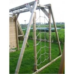 Apenbrugschommel 243 Cm. Met Klimmuur/klimnet -Berg Winkel apenbrug schommel klimnet