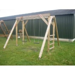 Apenbrugschommel Robuust 6 Haken 8 Apenbrugschommel Robuust 6 Haken -Berg Winkel apenbrug schommel robuust 1 1