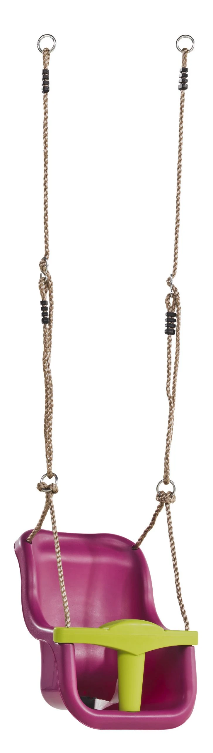 Babyschommel – Peuterschommel De Luxe (PH-touwenset) 2-delig – Magenta 3 Babyschommel – Peuterschommel De Luxe (PH-touwenset) 2-delig – Magenta