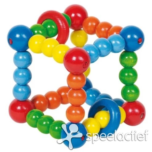 Babyspeeltje Kubus Rammelaar 4 Babyspeeltje Kubus Rammelaar - Afbeelding 2