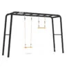 BERG PlayBase Large Met 2 Duikelrekken (Houten Schommelzitje + Trapeze) -Berg Winkel berg playbase large tt speeltoestel large met 2 rekstokken houen schommel en trapeze