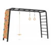 BERG PlayBase Large Met Duikelrek En Ladder (schotelschommel, Houten Ringen En Klimwand) -Berg Winkel berg playbase large tt speeltoestel met rekstok ladder schotelschommel turnringen en klimmuur