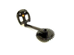 Crank + Pedaal Traxx R -Berg Winkel berg crank 28tx140 pedal fp 829 r trapper 1 1