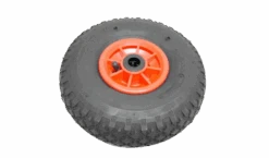 Wiel Met Rode Kunststof Velg.