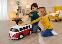 Big Baby VW T1 Red Loopauto Bobby Car 7 Big Baby VW T1 Red Loopauto Bobby Car - Afbeelding 5