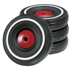 Big Bobby Car Fluisterwielen Set Van 4 -Berg Winkel big bobby car classic met fluisterwielen loopauto 1