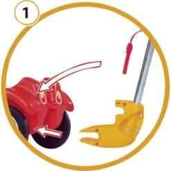 Big Bobby Car Duwstang -Berg Winkel big bobbycar duwstang loopauto duw stang verstelbaar 2