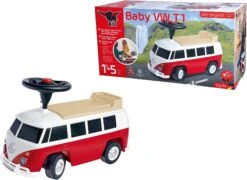Big Baby VW T1 Red Loopauto Bobby Car 13 Big Baby VW T1 Red Loopauto Bobby Car -Berg Winkel big loopauto baby vw t1 rood