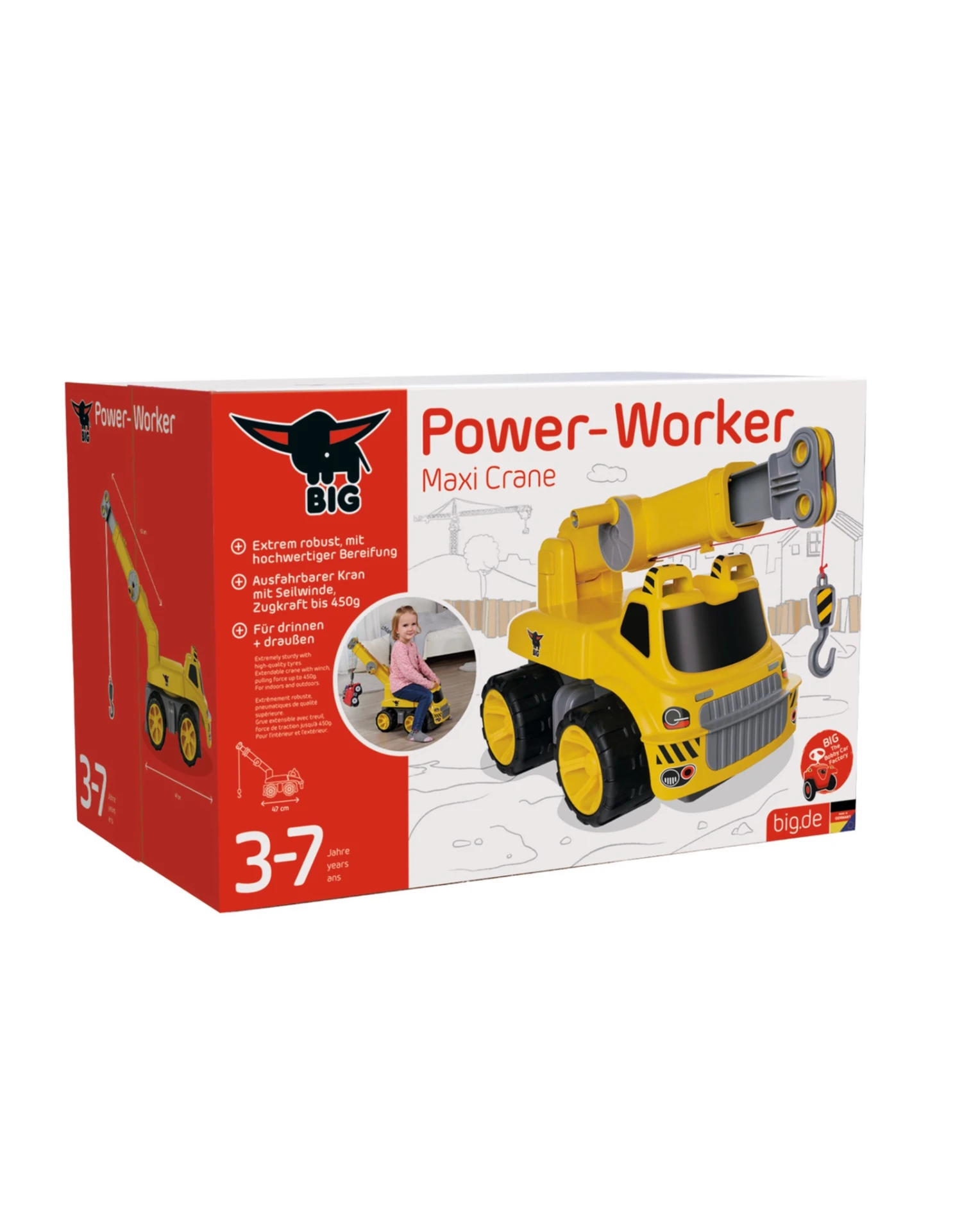 BIG Power Worker Maxi Crane Takelwagen 5 BIG Power Worker Maxi Crane Takelwagen - Afbeelding 3