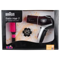 Fohn Set Braun Satin Hair 7 Met Borstel -Berg Winkel braun satin hair 7 fohnset theo klein 5867 1 1