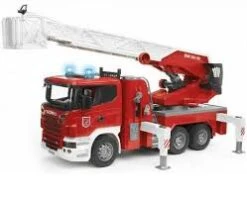 Bruder 3590 Scania Brandweerwagen Ladderwagen -Berg Winkel bruder 3590 brandweerauro ladderwagen brandweerwagen 1