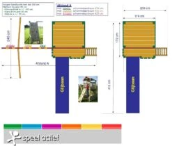Houten Speeltoren Cathy Speelhuis -Berg Winkel cathy