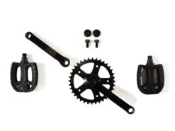 Crankset 140, 36 Tanden + Pedalen (BERG)