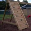 Aanbouw Klimmuur / Klimnet Voor Schommel Hout HD Openbaar Gebruik -Berg Winkel dubbele houten schommel openbaar klimaanbouw 1 1