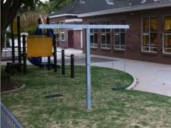 T Schommel Met A-symmetrische Armen Paal Schommel Gegalvaniseerd -Berg Winkel dubbele paalschommel openbaar 2 2