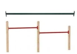 Duo-Duikelrek Duikelstang Rood/Groen 125cm
