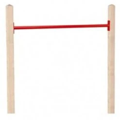 Enkel-Duikelrek Duikelstang Rood/Groen 125cm Mono In Color Rood -Berg Winkel duikelrek rood 1 2