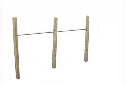 Duo-Duikelrek Duikelstang RVS 90cm 4 Duo-Duikelrek Duikelstang RVS 90cm - Afbeelding 2