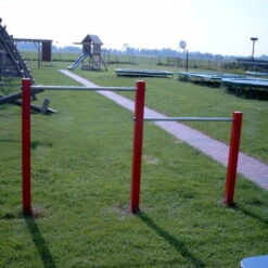 Duikelrek Staal Duo-uitvoering Openbaar Gebruik Turnrek