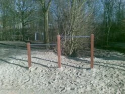 Professioneel Duikelrek Hardhout Duo-uitvoering OpenbaarGebruik