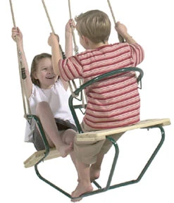 Schommelschuitje Duoschommel Club (PP-touwenset) Groen -Berg Winkel duoschommel club groen 1
