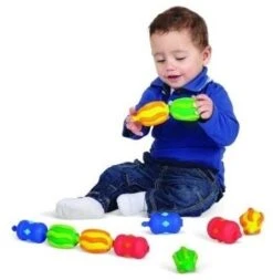 Edushape De Originele Klik Kralen 12 Pc Peuterspeelgoed -Berg Winkel edushape de originele klik kralen 12 stuks 1