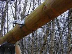 Eindstuk Kabelbaan Kabelhouder Voor Rondhout -Berg Winkel eindstuk kabelbaan 1 1