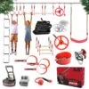 Fofana Ninja Warrior Kabelbaan Obstacle Parcours 45 Dlg -Berg Winkel fofana ninja slider pulley kit 20m kabelbaan 45 dlg ninja set