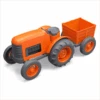 Green Toys Green-Toys Tractor Met Aanhanger Oranje -Berg Winkel green toys tractor oranje met aanhangwagen