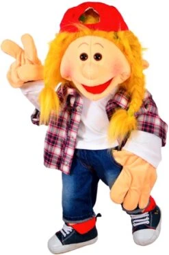 Handpop Katie Kickflip 65 Cm. Living Puppets -Berg Winkel handpop living puppets w768 katie kickflip 1