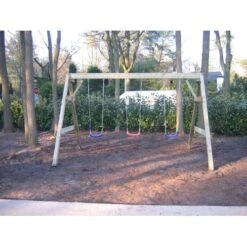 Houten Schommel Vario 6 Haken 262cm. Hoog