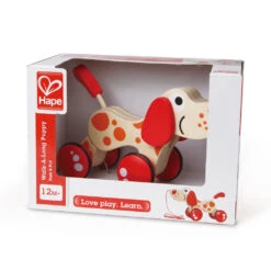Trekfiguur – Hape – Pepe Pull Along -Berg Winkel houten trekfiguur hape walk a long puppy 4