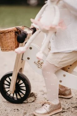 Kinderfeets Tiny-Tot-Plus White Loopfiets -Berg Winkel kinderfeets houten loopfiets driewieler tiny tot plus white 4