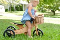 Tiny Tot Bamboo Loopfiets 2-in-1 Kinderfeets -Berg Winkel kinderfeets tiny tot bamboe loopfiets 3