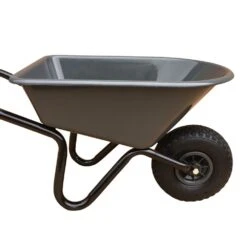 Kinderkruiwagen Antraciet Met Luchtband Kruiwagen. -Berg Winkel kinderkruiwagen antraciet met luchtband speelactief.nl 1