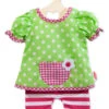 Tuniek Met Gestreepte Legging Mt. 20 – 25 Cm. -Berg Winkel kledingsetje pop heless 1255 2255