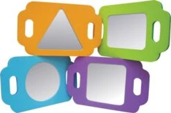 Edushape Kind-veilige Spiegel Set Van 4 -Berg Winkel lach spiegel loewenherz e526040 1 1