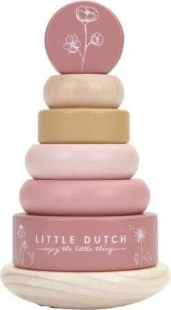 Little Dutch LD7012 Houten Tuimelstapelaar Wild Flowers
