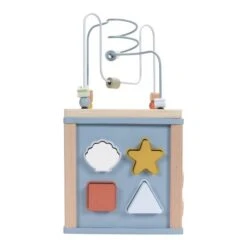 Little Dutch LD7029 Houten Activiteitenkubus Oceaan -Berg Winkel little dutch 7029 activiteitenkubus ocean 3